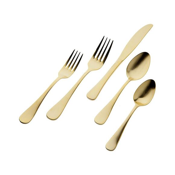 Godinger Regal Mirrored 18/10 Stainless Steel 20Pc Flatware Set, Service For 4, - Picture 1 of 1